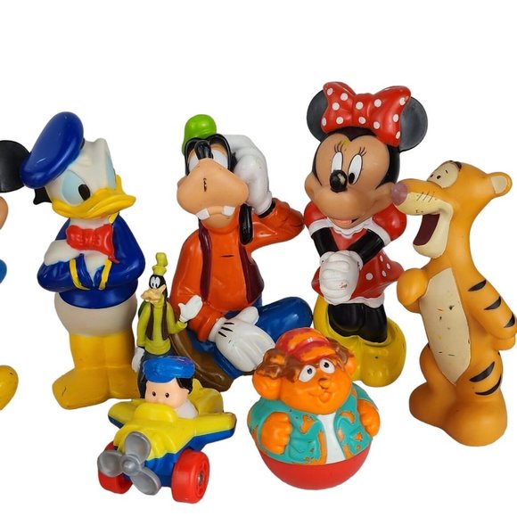 Bundle Disney Characters Toys, Mickey, Goofy, Minnie Mouse, Donald Duck, W548-10 - Picture 2 of 8